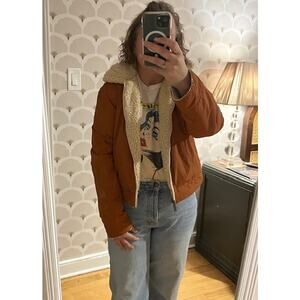 Upwest - Sherpa Lined Pumpkin Jacket - Small